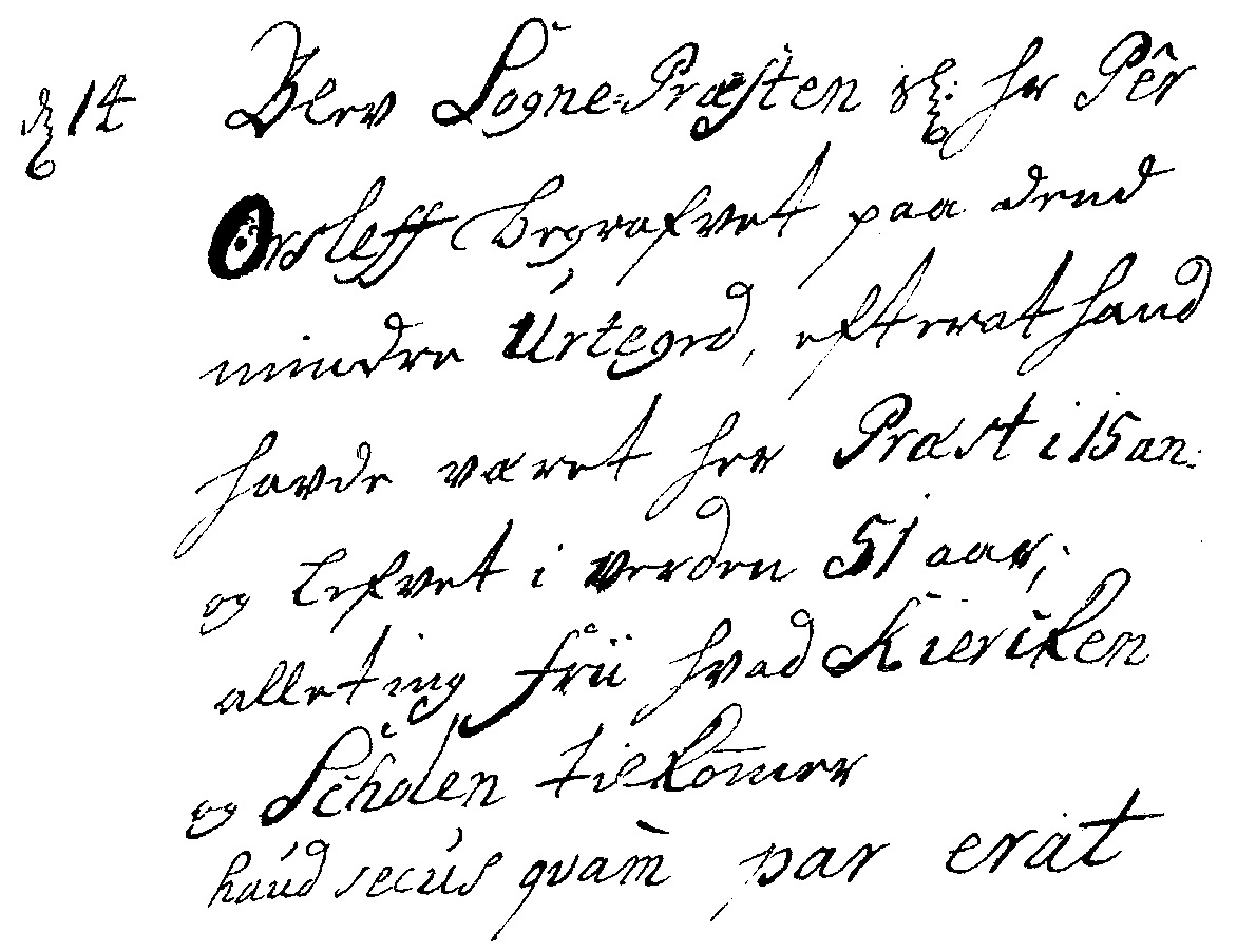Udskrift fra Skt. Olai kirkebog, 1748