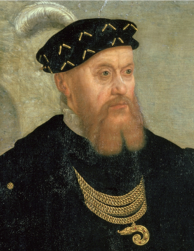 Christian 3. (1503-1559) som hjalp Marine Freese og besøgte familien i Flensborg