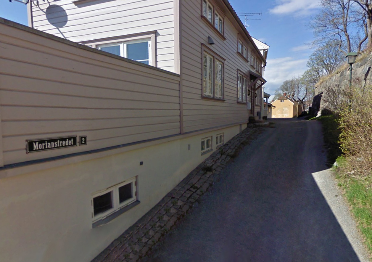 Morianstredet i Halden